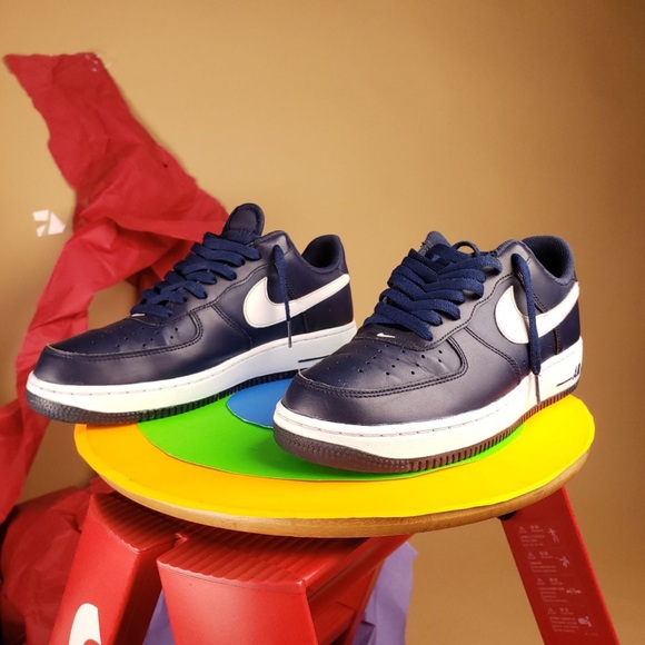 Nike Air Force 1 midnight navy and white - Picture 3 of 10